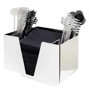 3 Part Bar Organiser Chrome