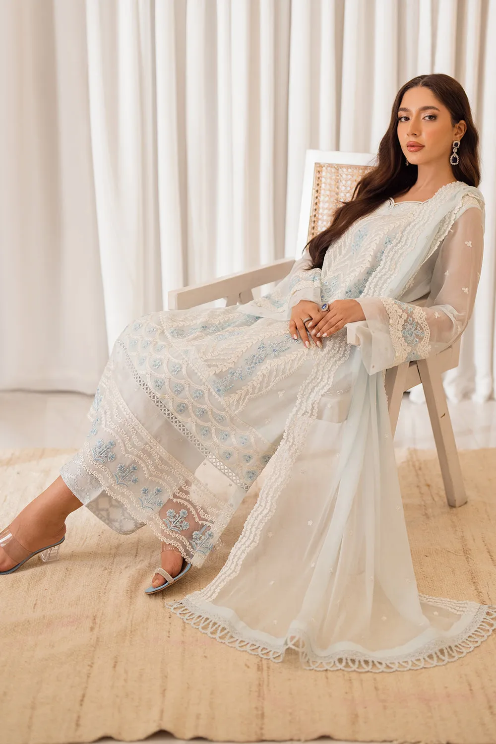 Azure Ensembles Luxury Chiffon Formals – Ocean Whisper