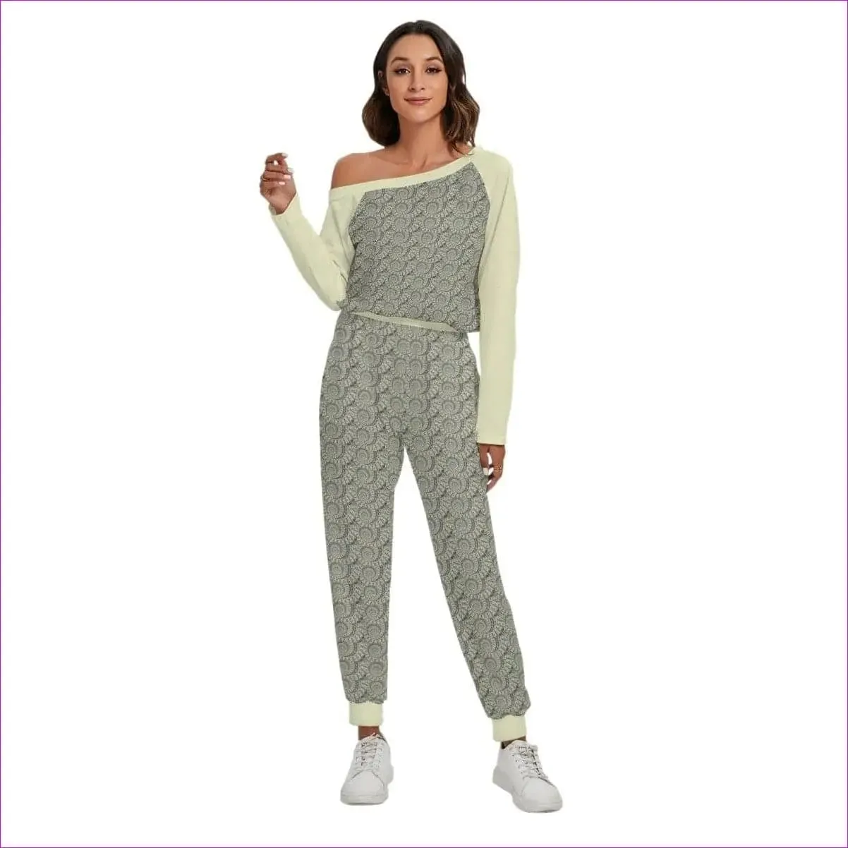 Cash Womens Off-Shoulder Jumpsuit