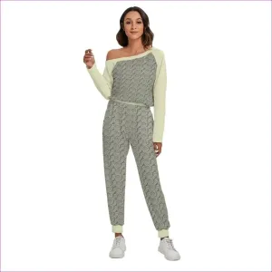 Cash Womens Off-Shoulder Jumpsuit