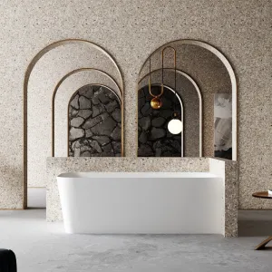 Cassa Design Ashton Corner Back To Wall Bath