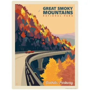 Foothills Parkway Decal Smoky Mtns National Park