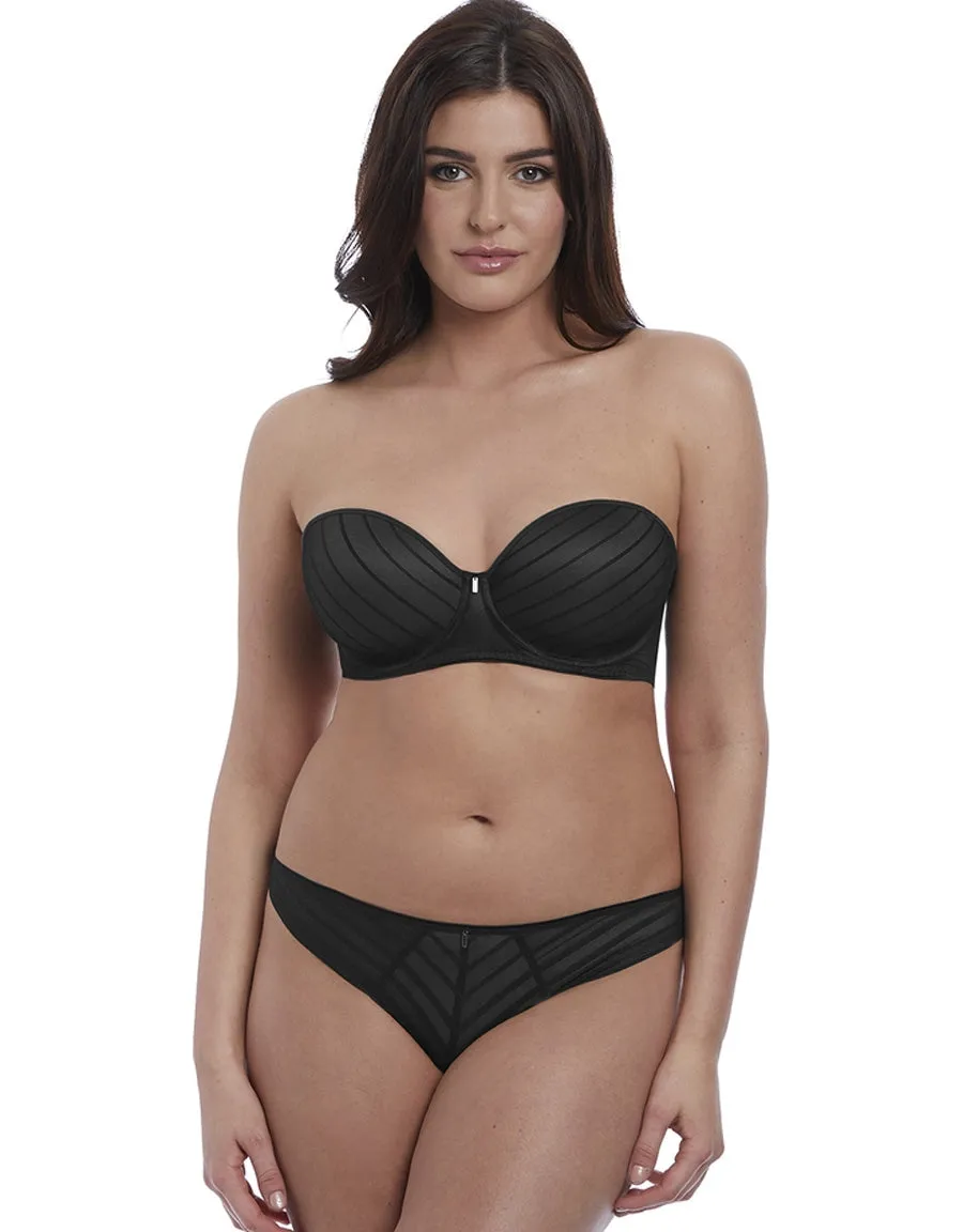 Freya Cameo Brazilian Briefs, Black