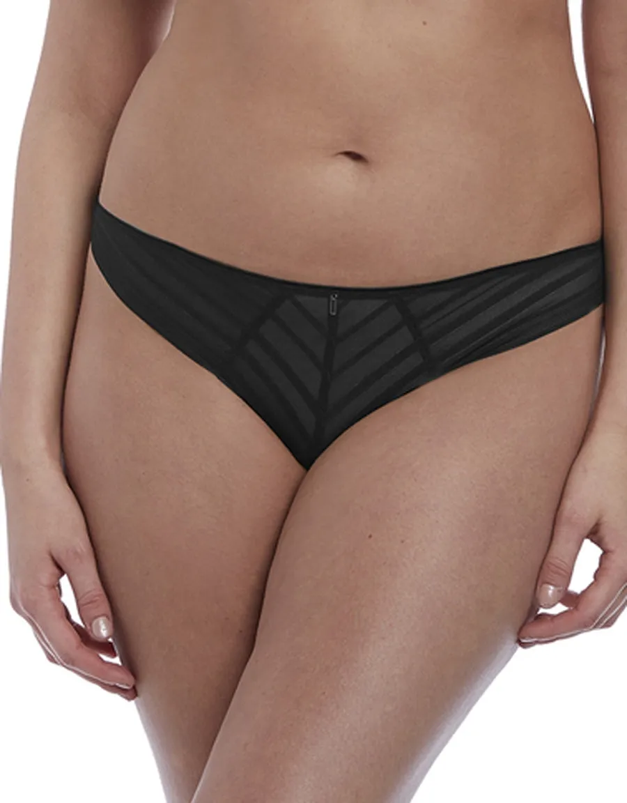 Freya Cameo Brazilian Briefs, Black