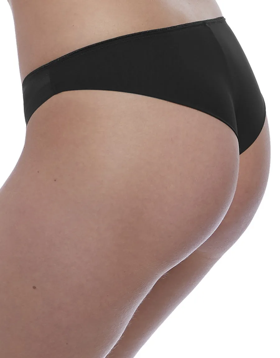 Freya Cameo Brazilian Briefs, Black