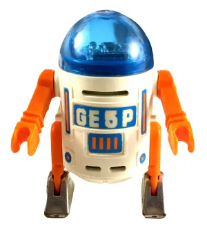 GE5P Playmobile Droid Space Robot 1980 Rare Droid Knockoff 100% Complete