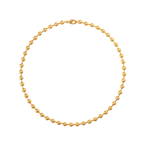 Gold Ball Beaded Necklace