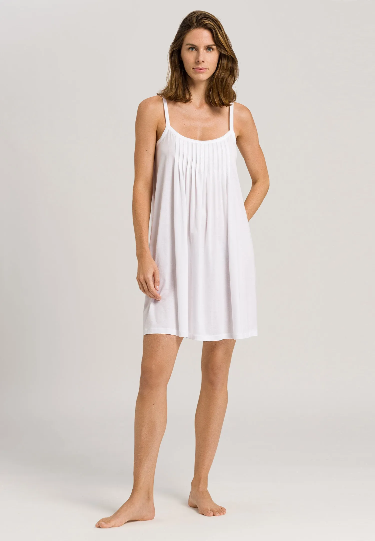 Juliet Pleated Cotton Babydoll | White 77747-101