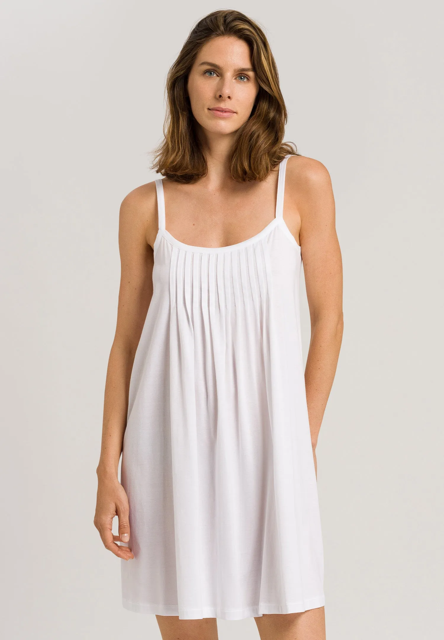 Juliet Pleated Cotton Babydoll | White 77747-101