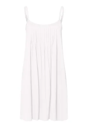 Juliet Pleated Cotton Babydoll | White 77747-101