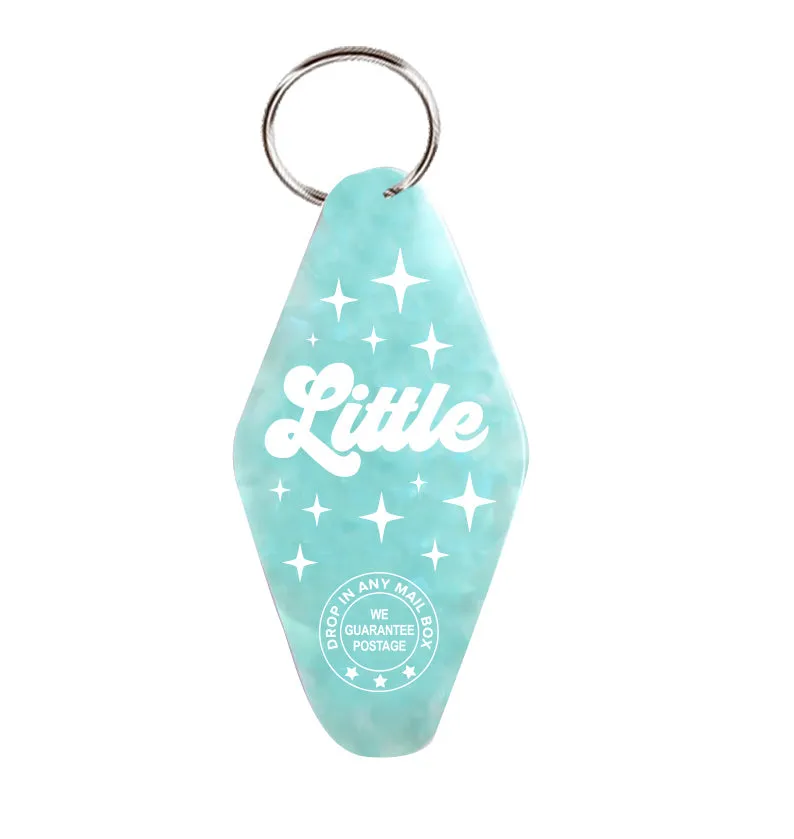 Little - Vintage Motel Keychain - Blue