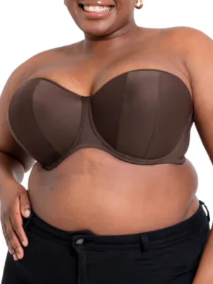 Luxe Strapless Bra - Cocoa