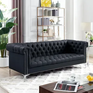 Oxford PU Leather Sofa