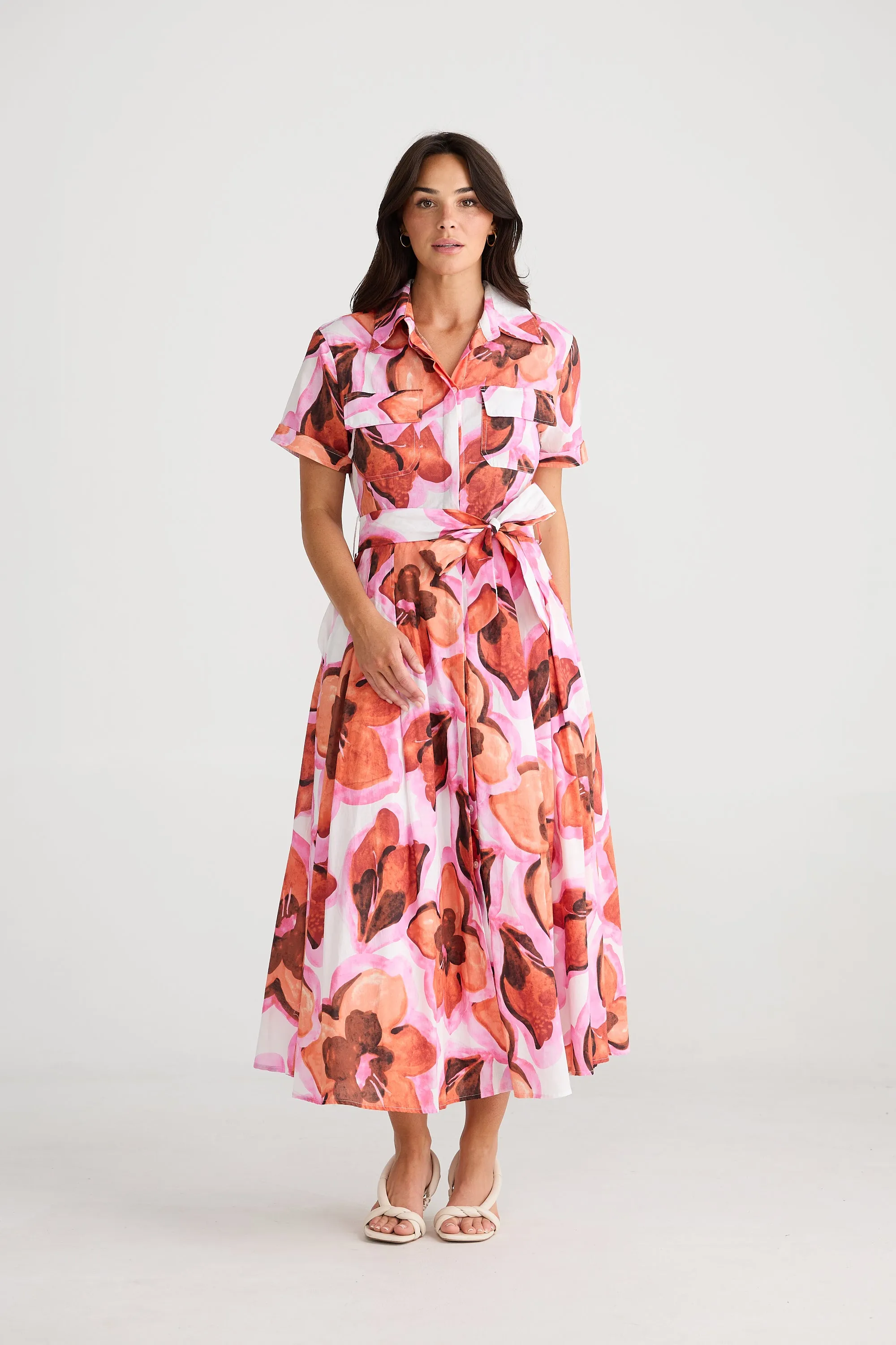 Rossellini Short Sleeve Dress