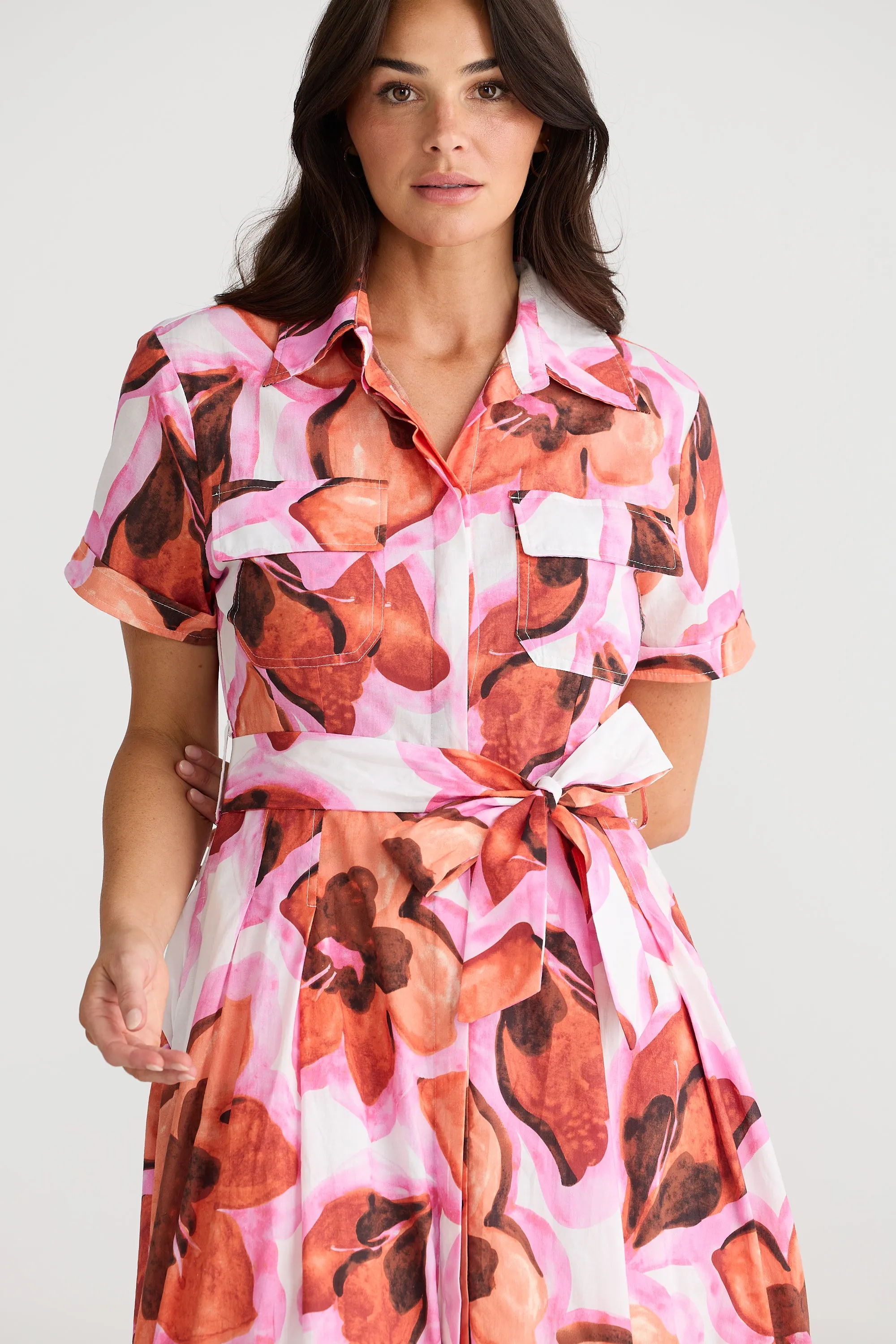 Rossellini Short Sleeve Dress