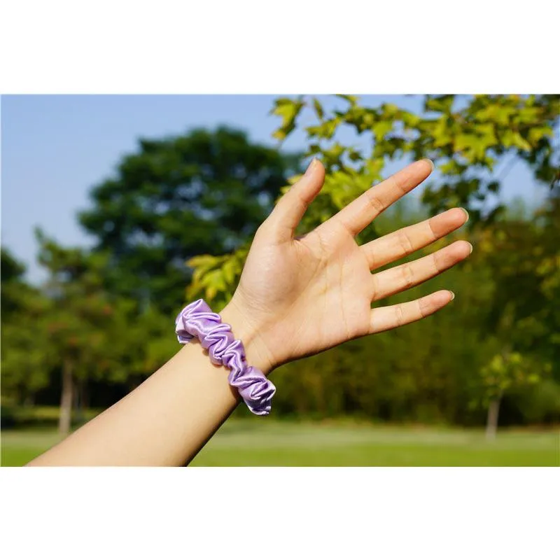 Silk Scrunchies Classic Violet