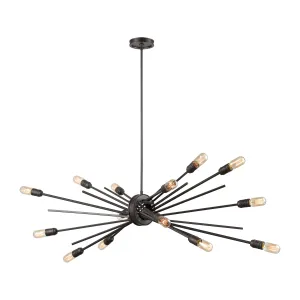 Xenia 54" 14 Light Chandelier in Oil Rubbed Bronze